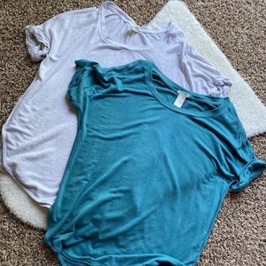 Matty M size large loose cotton knit lounge tops